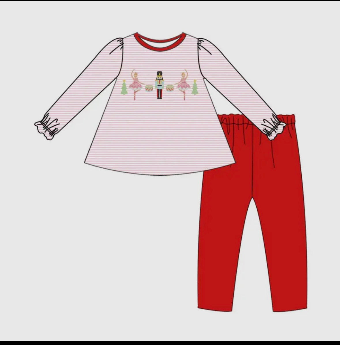 Girls nutcracker pant set