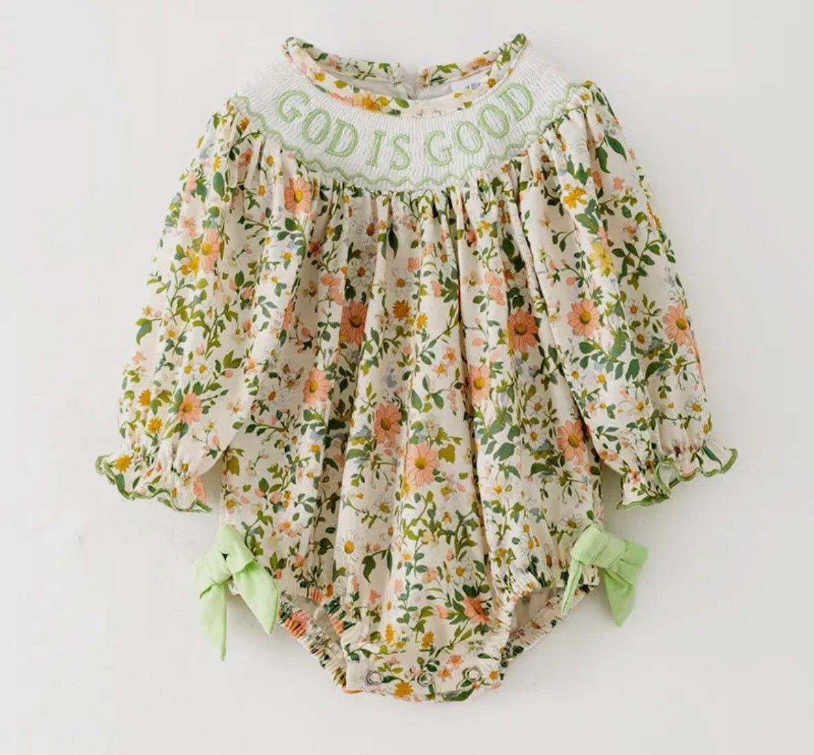 God is Good smocked bubble Preorder