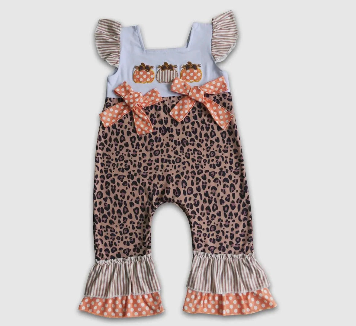 Baby pumpkin romper