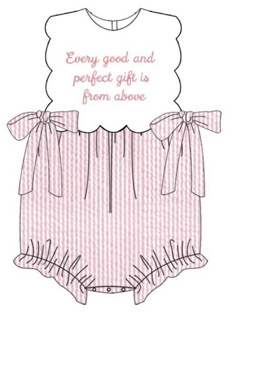 Seersucker girls bubble