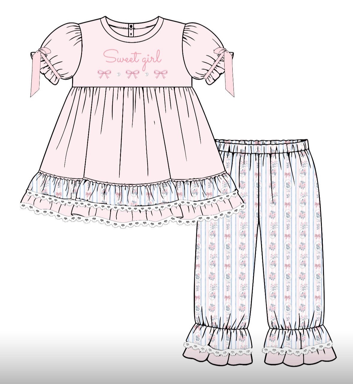 French Knot Pant set