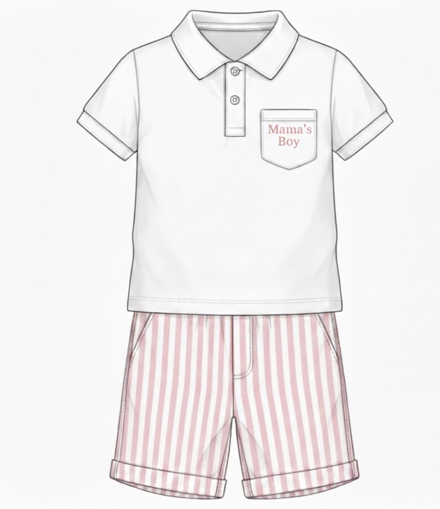 Mama's Boy Short Set