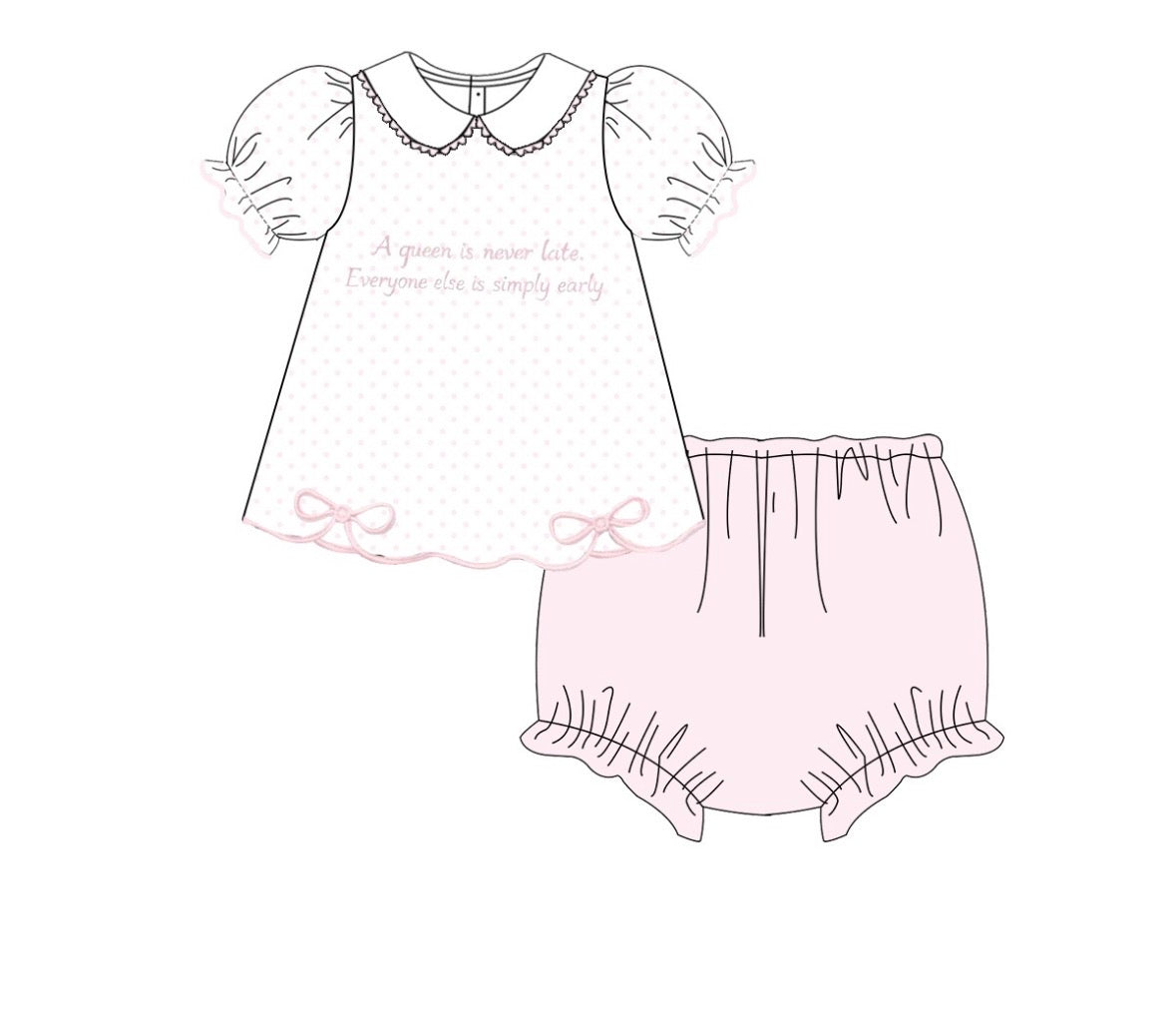 a queen is never late